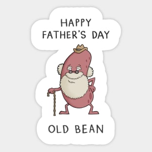 Happy Father's Day Old Bean Sticker